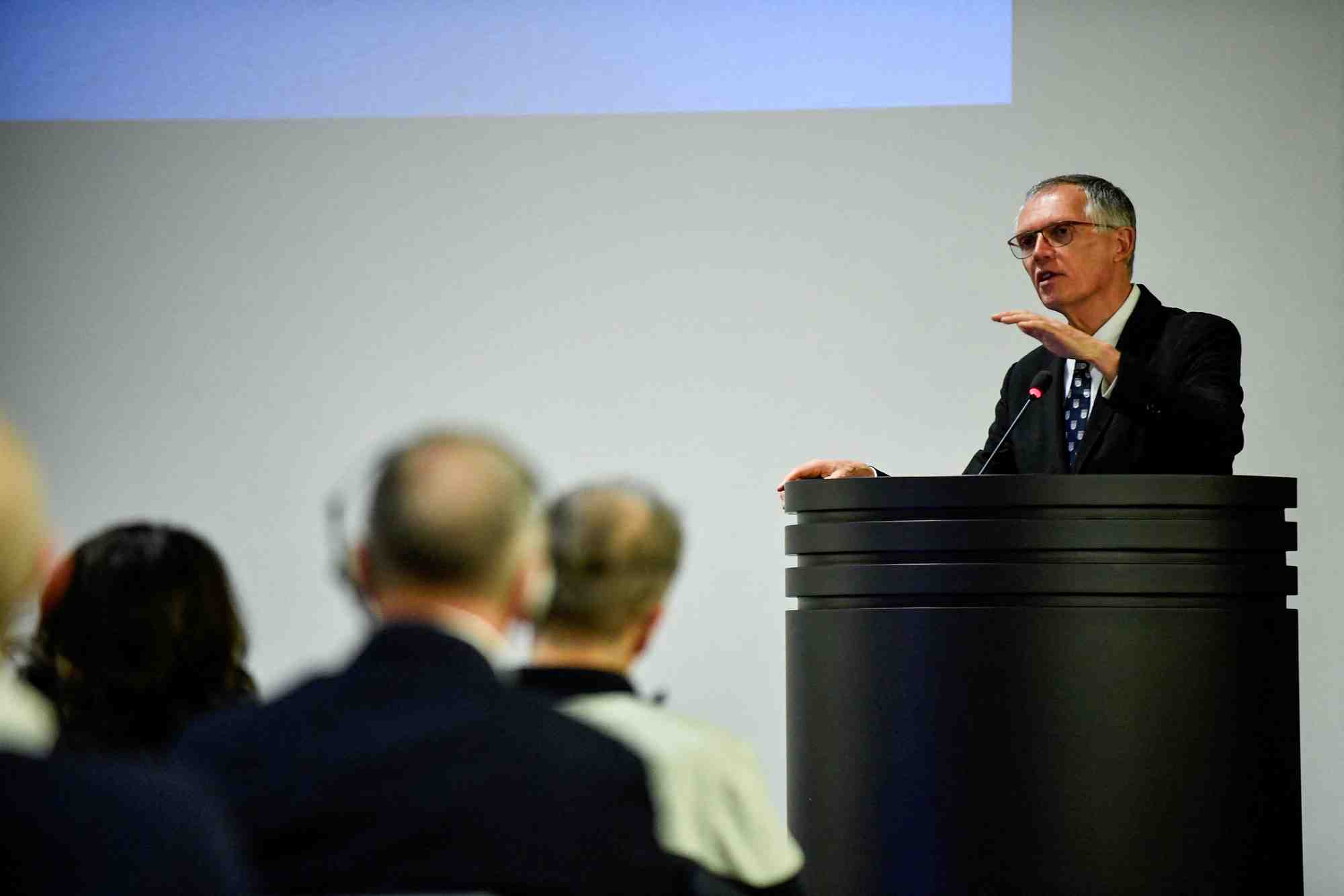 Carlos tavares, pdg de stellantis, a turin