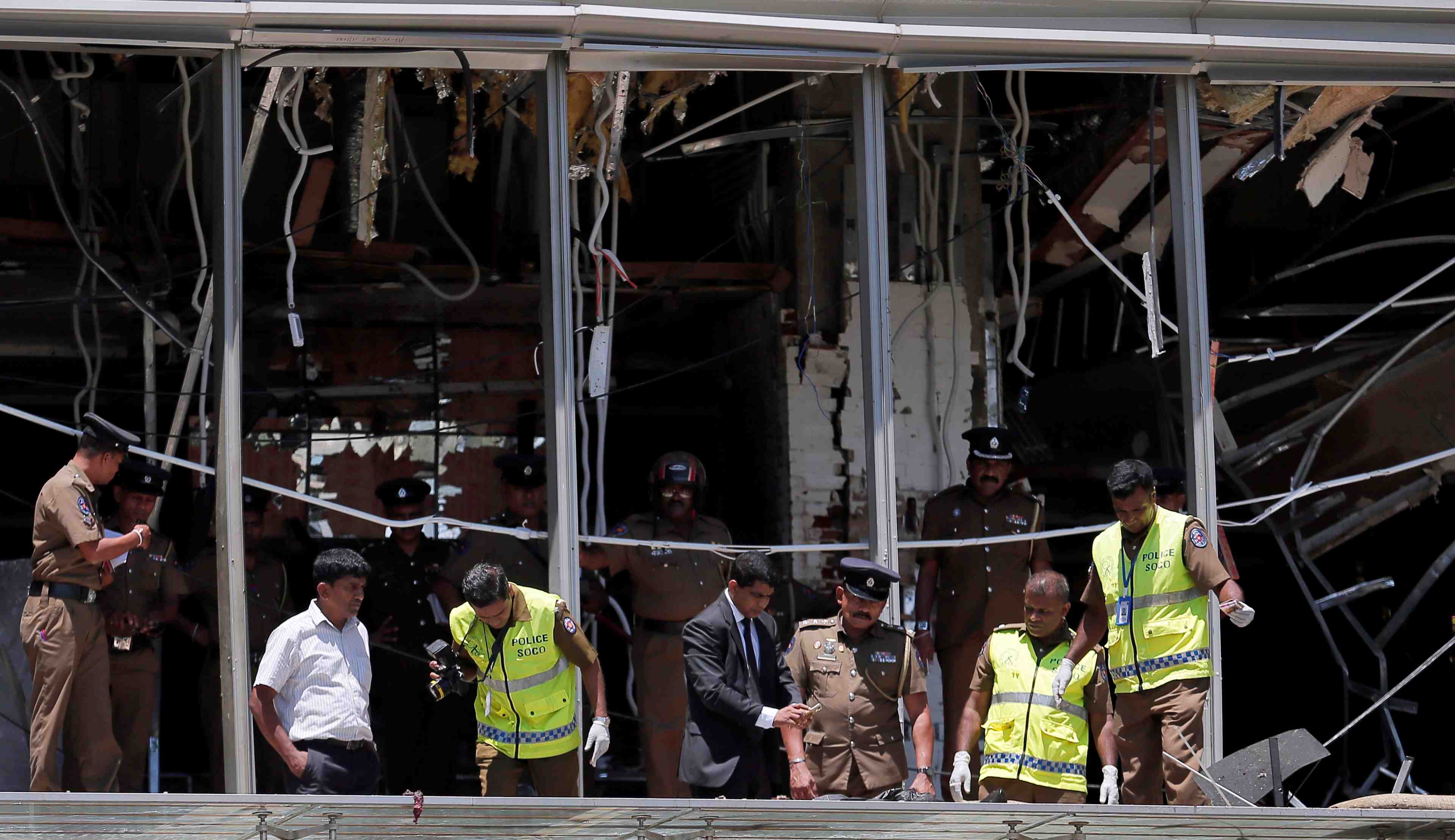 Attentats au sri lanka: sept arrestations a colombo
