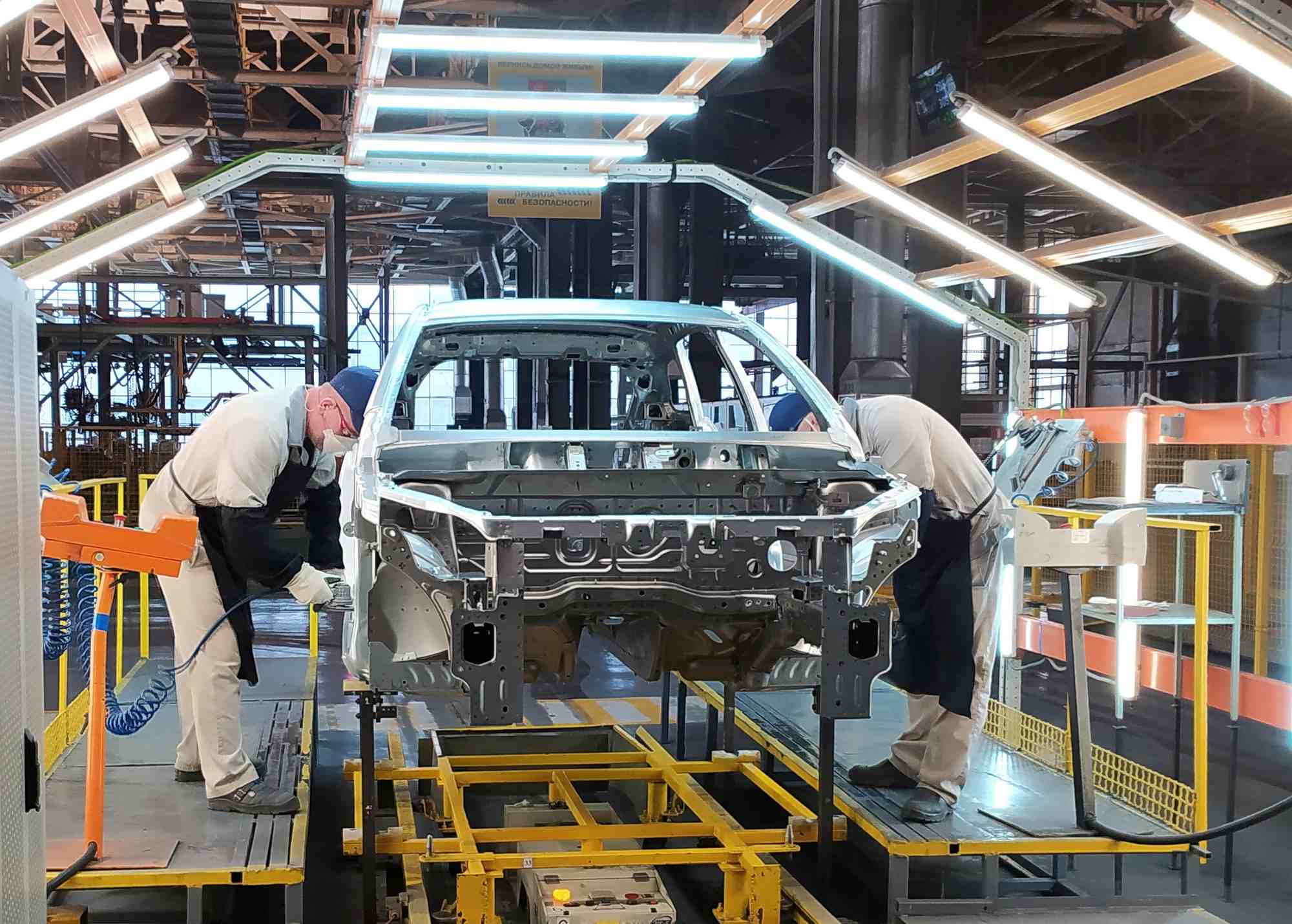 Avtovaz reprendra sa production au debut du mois de juin, rapporte ria novosti