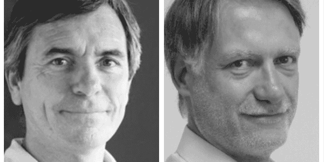 Emmanuel Négrier et Jean-Yves Dormagen, chercheurs en science politique à l'université de Montpellier.
