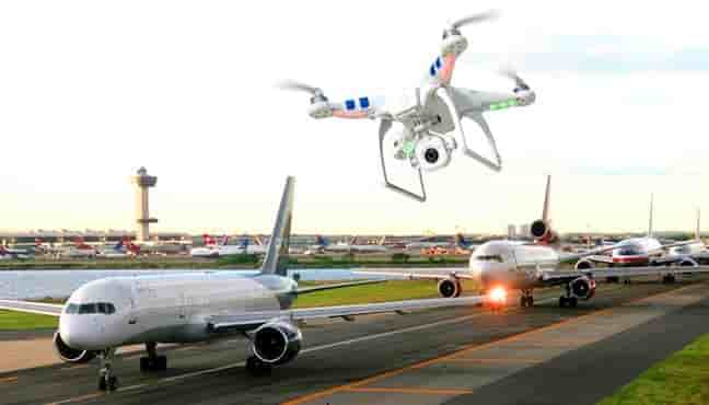 Le système vise à prévenir les collisions entre les avions et les engins volants sans pilote.