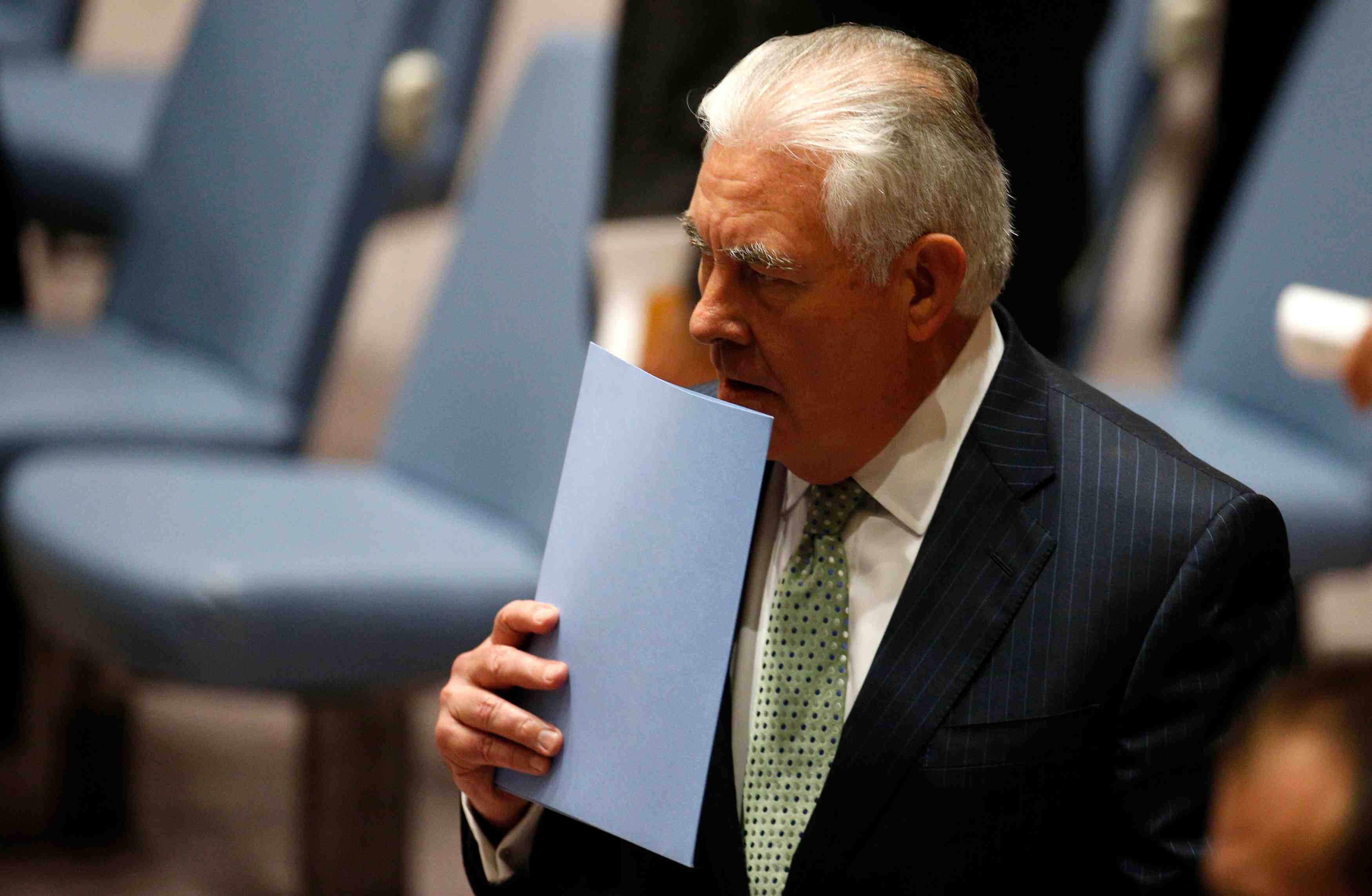Rex tillerson aurait pense a demissionner en juillet, selon nbc