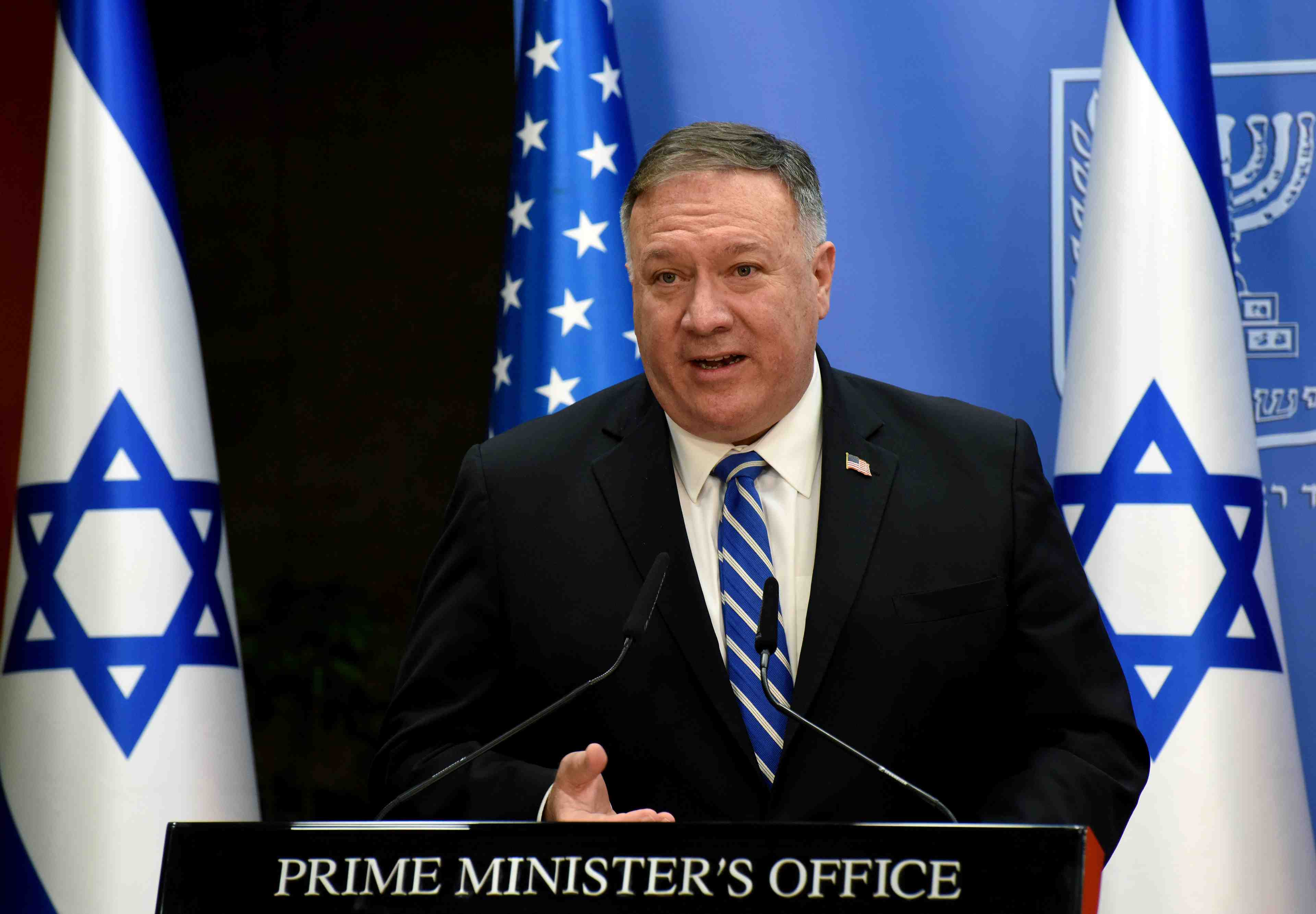 Pompeo promet de veiller a la suprematie militaire d'israel dans la region