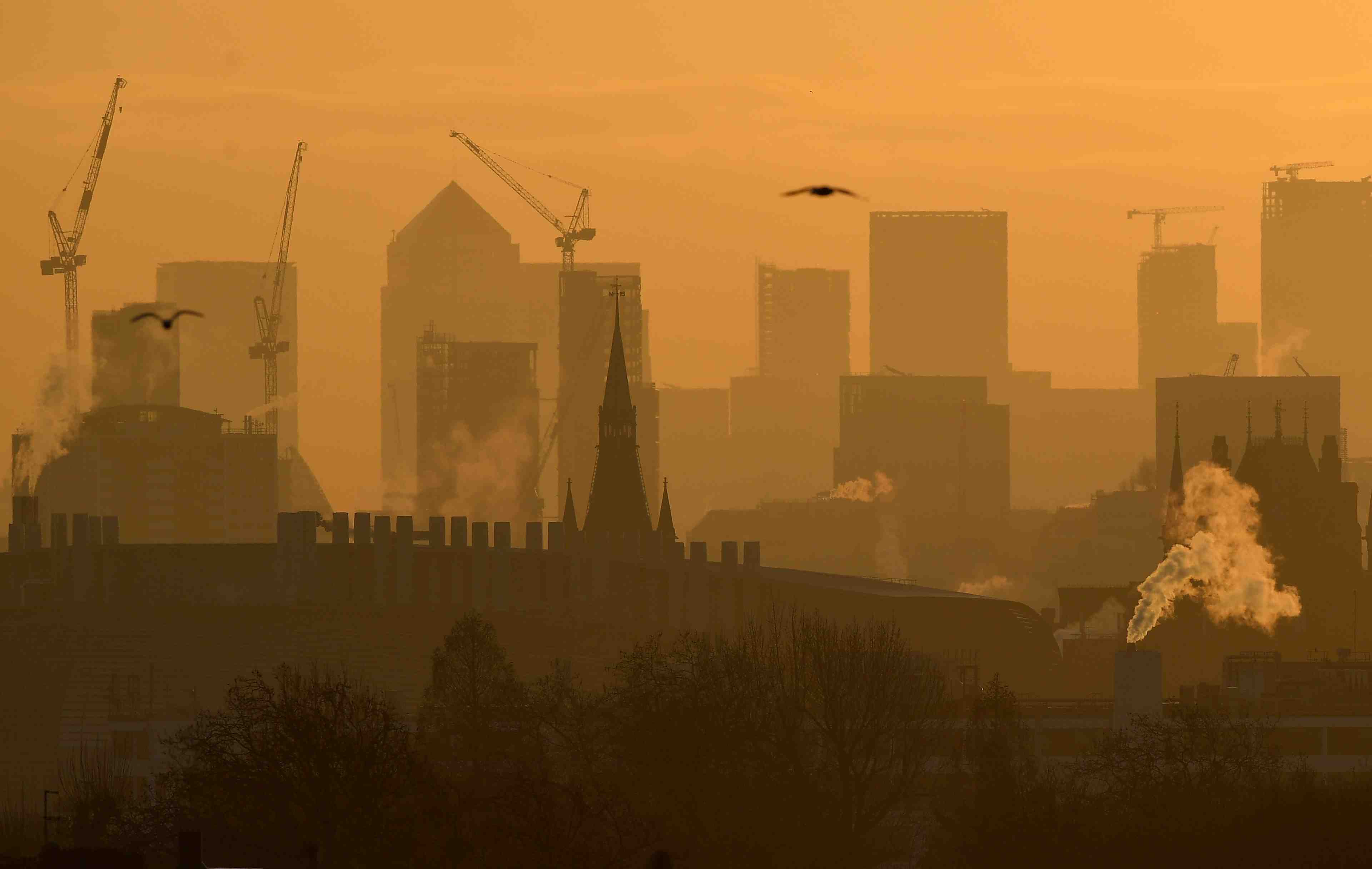 Stagnation de l'economie britannique au quatrieme trimestre