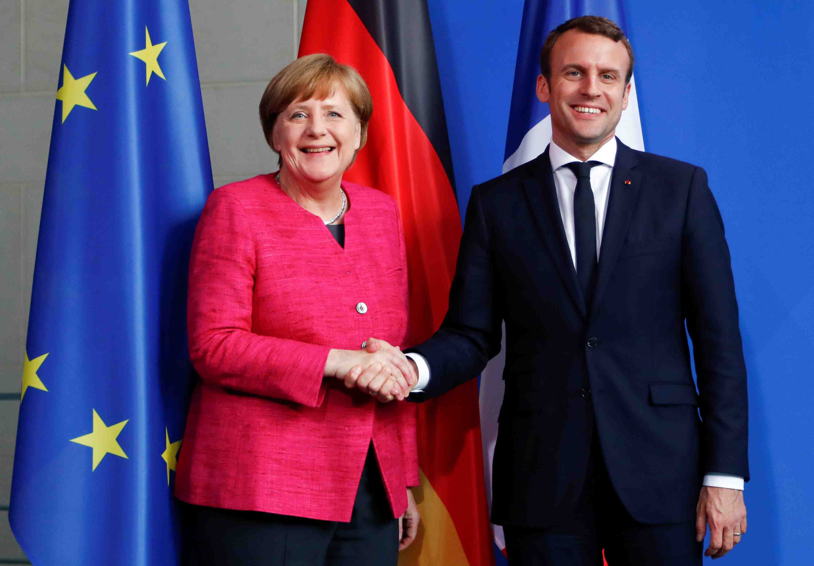 Macron et merkel amorcent projets rapides et reformes profondes