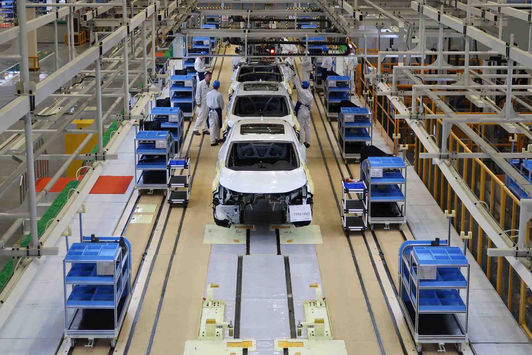 La production industrielle accelere a +8,5% en mars