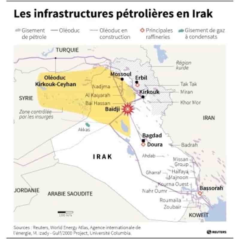 Les combats se poursuivent à la raffinerie de Baïdji