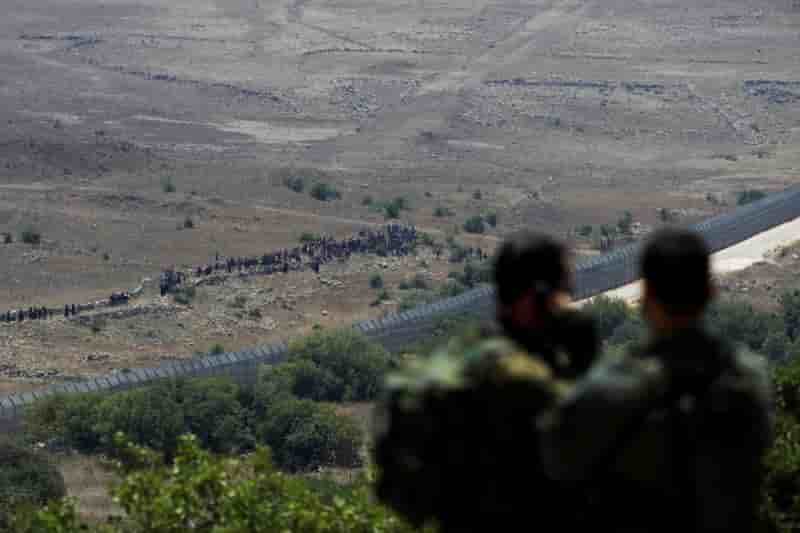 Golan: des civils syriens s'approchent des positions israeliennes