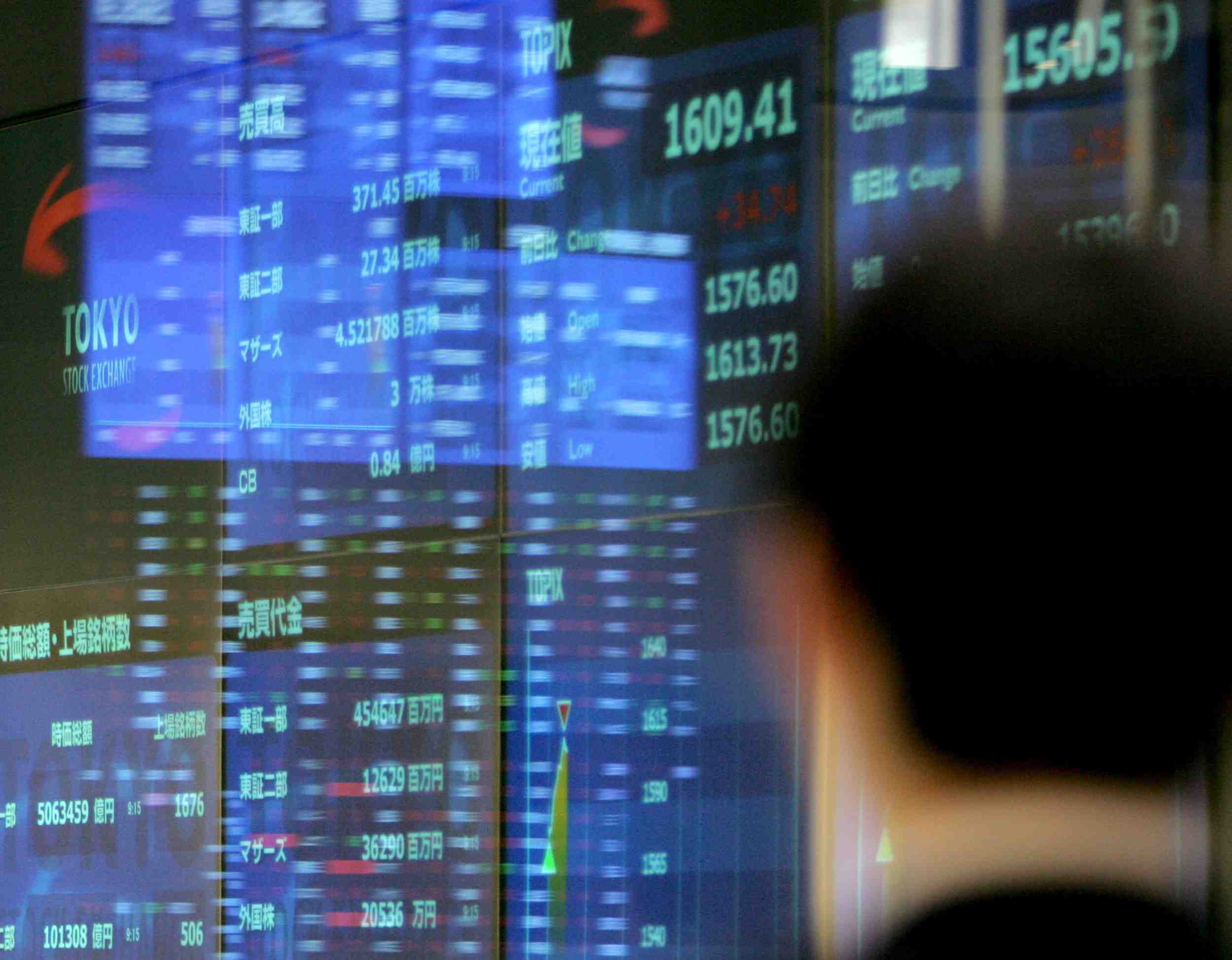 La bourse de tokyo finit en baisse