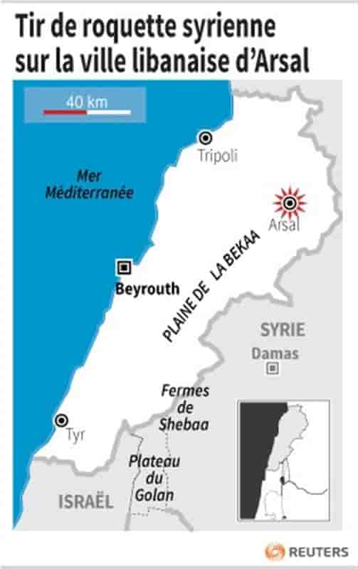 Une roquette syrienne frappe une ville libanaise et fait morts