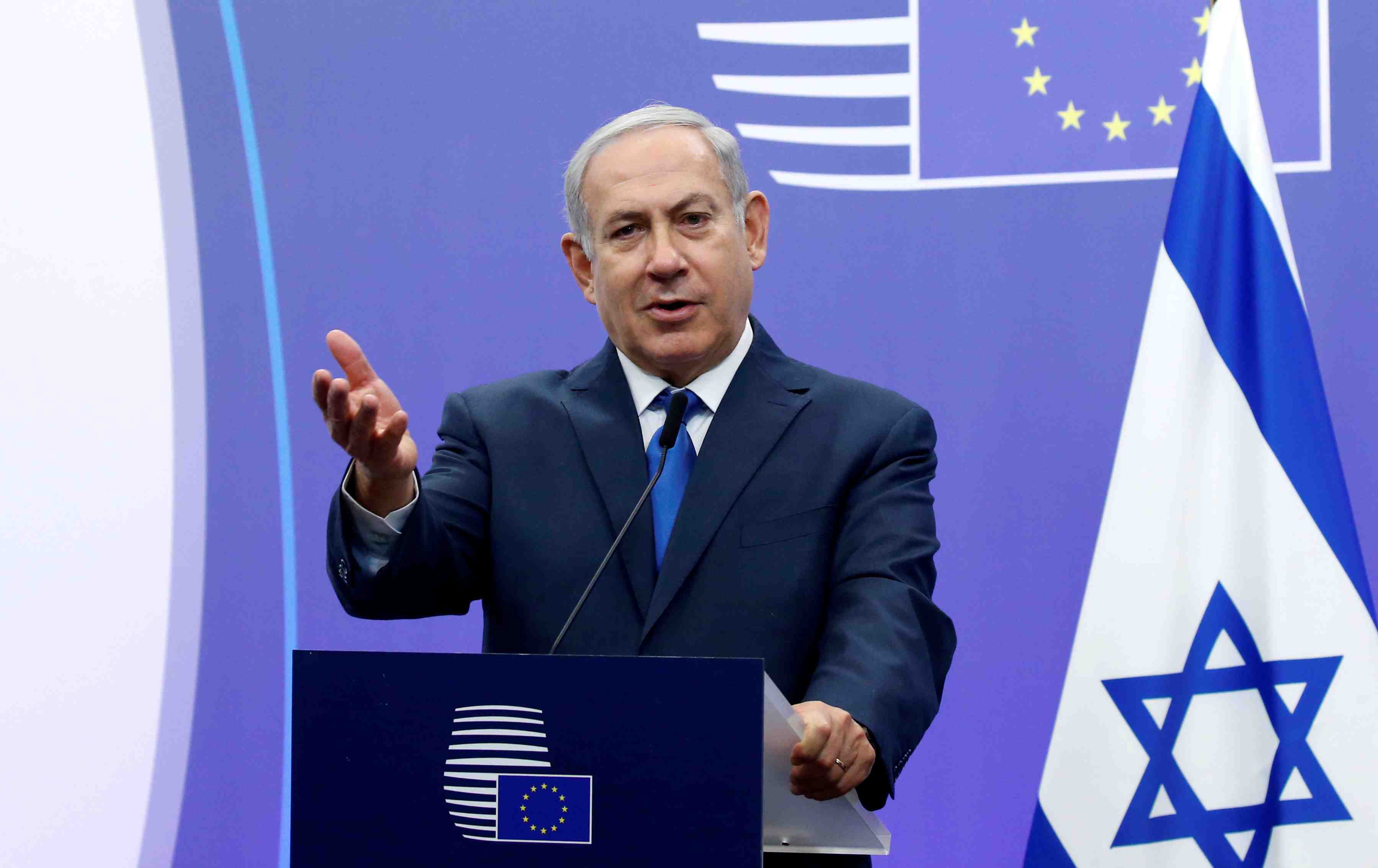 Netanyahu estime que l'ue va suivre trump a propos de jerusalem