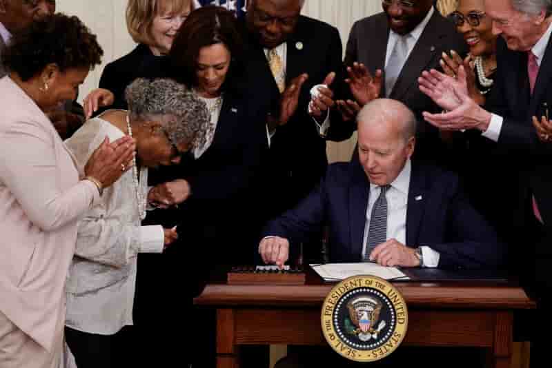 Usa: les entreprises accordent des conges pour le "juneteenth"