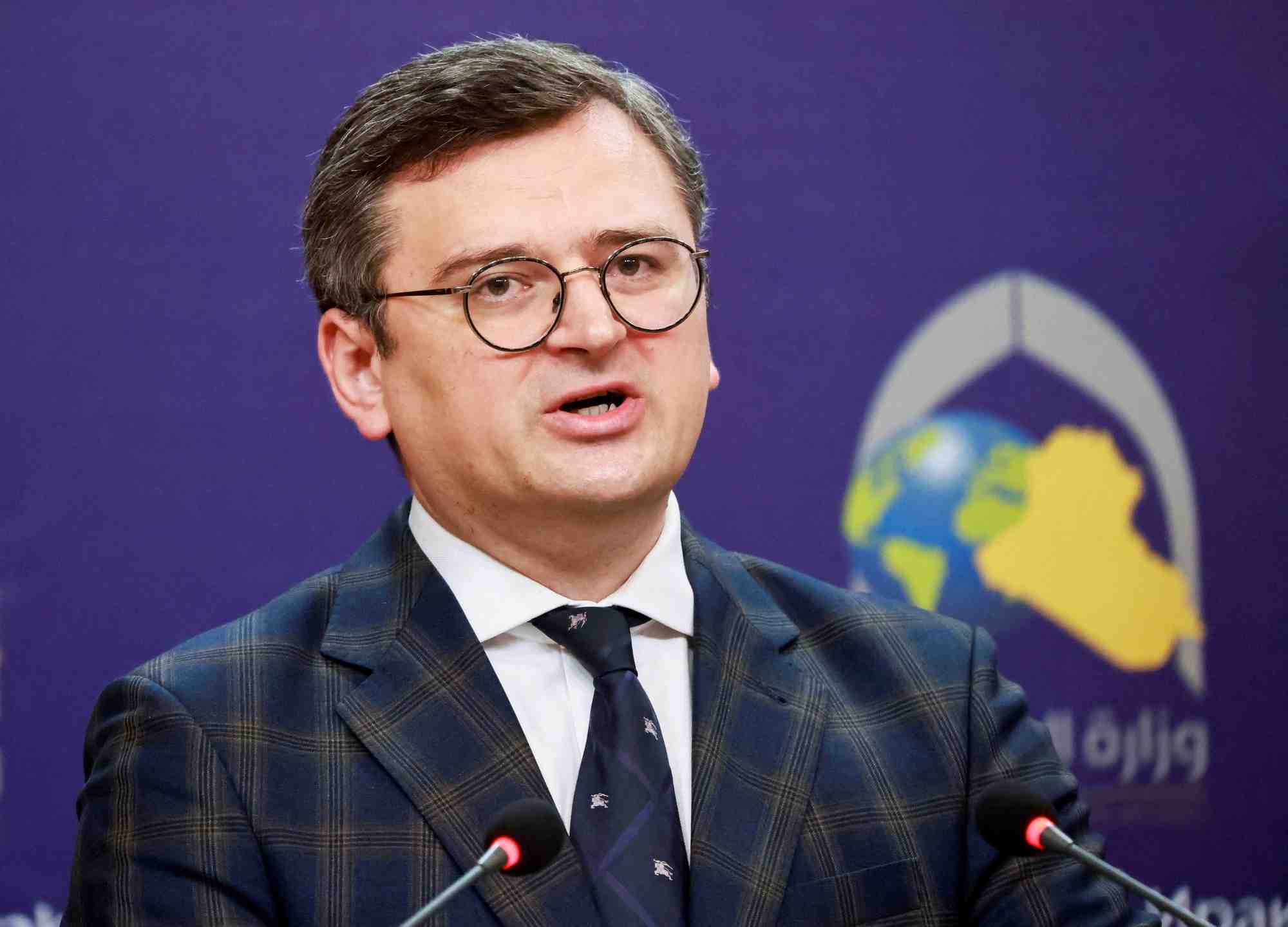 Photo d'archives du ministre ukrainien des affaires etrangeres, dmytro kouleba