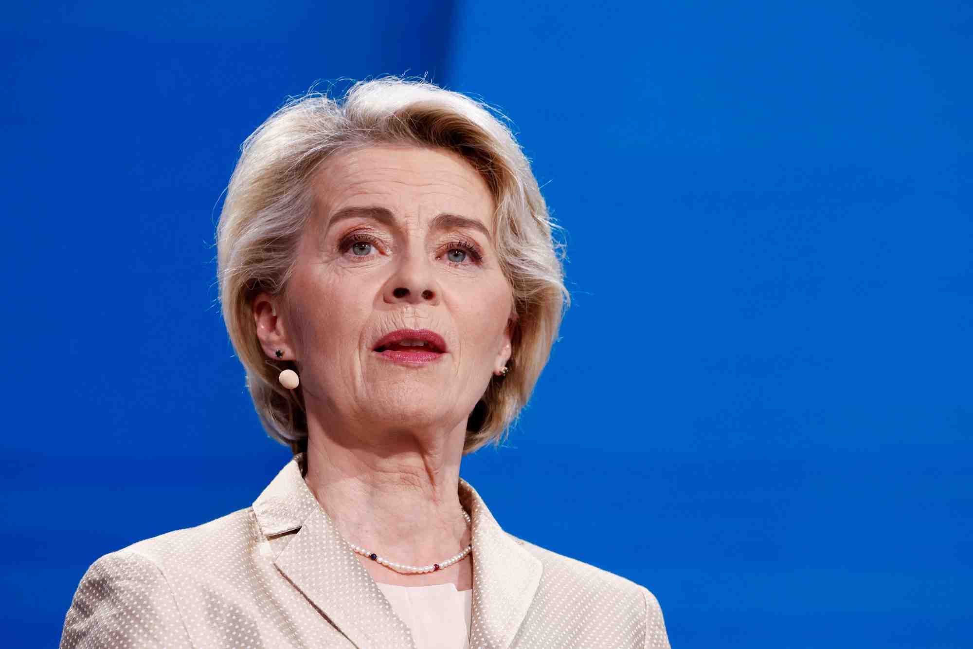 Ursula von der leyen, candidate principale des conservateurs europeens aux elections europeennes