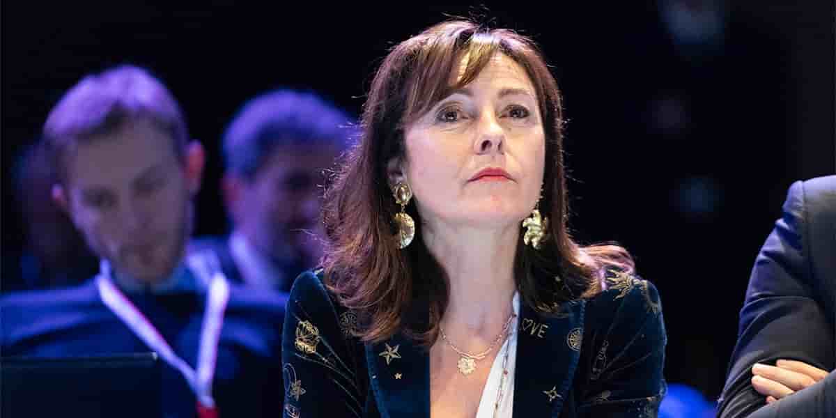 Carole Delga lors du congrès de l’AMF, à Paris, le 20 novembre 2024.