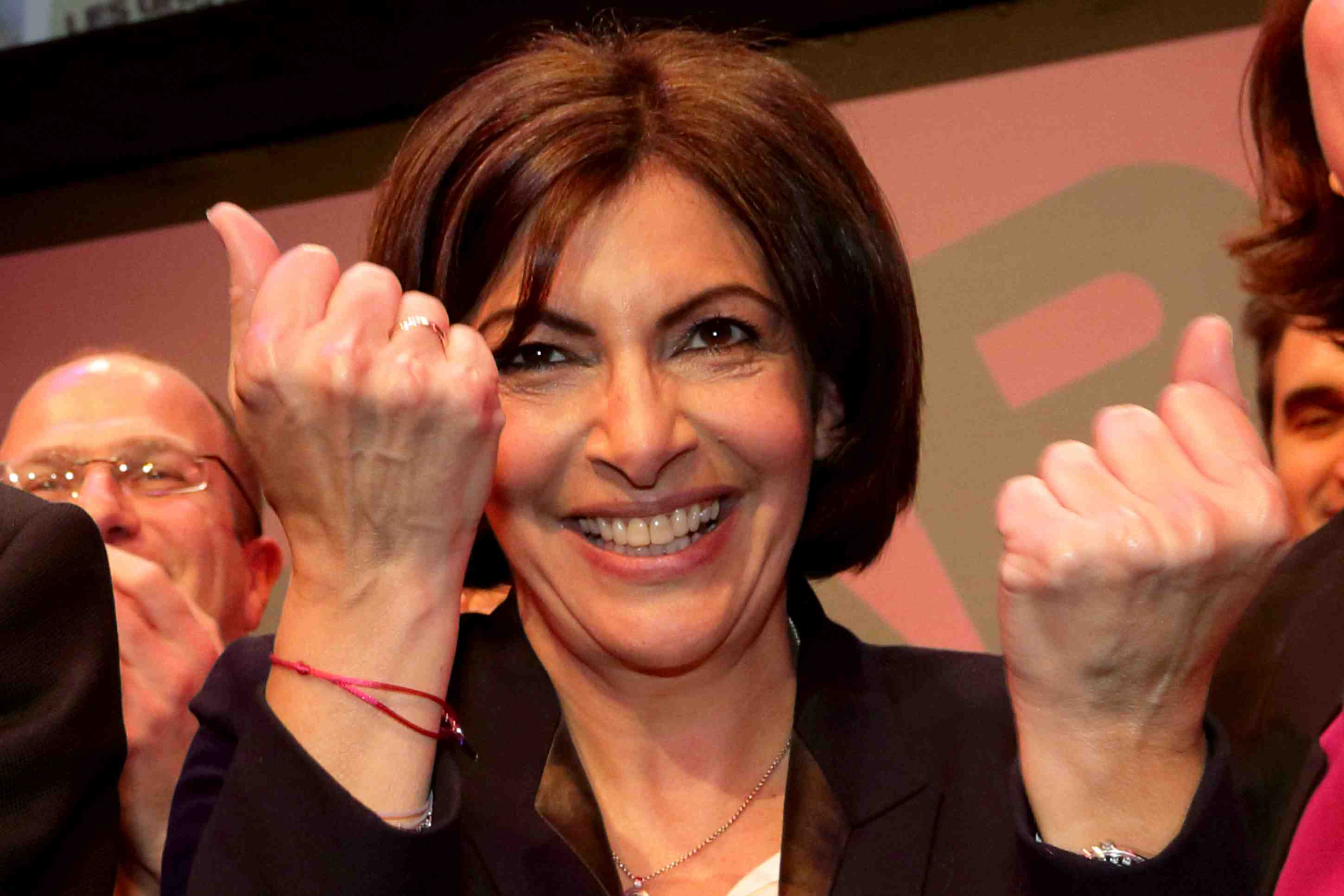 Anne Hidalgo, victoire, élections municipales, 2014, Paris,