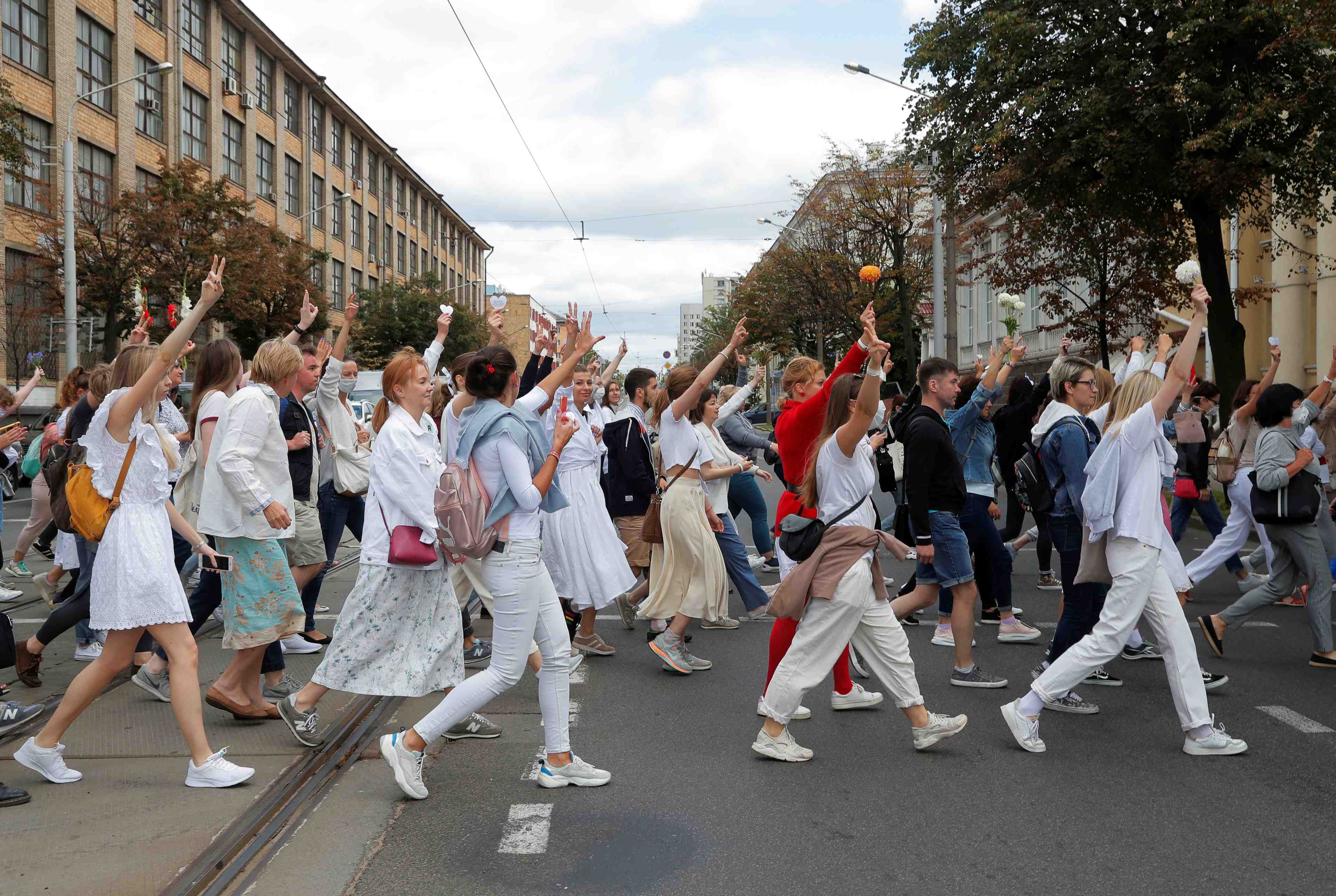 La rue ne decolere pas en bielorussie
