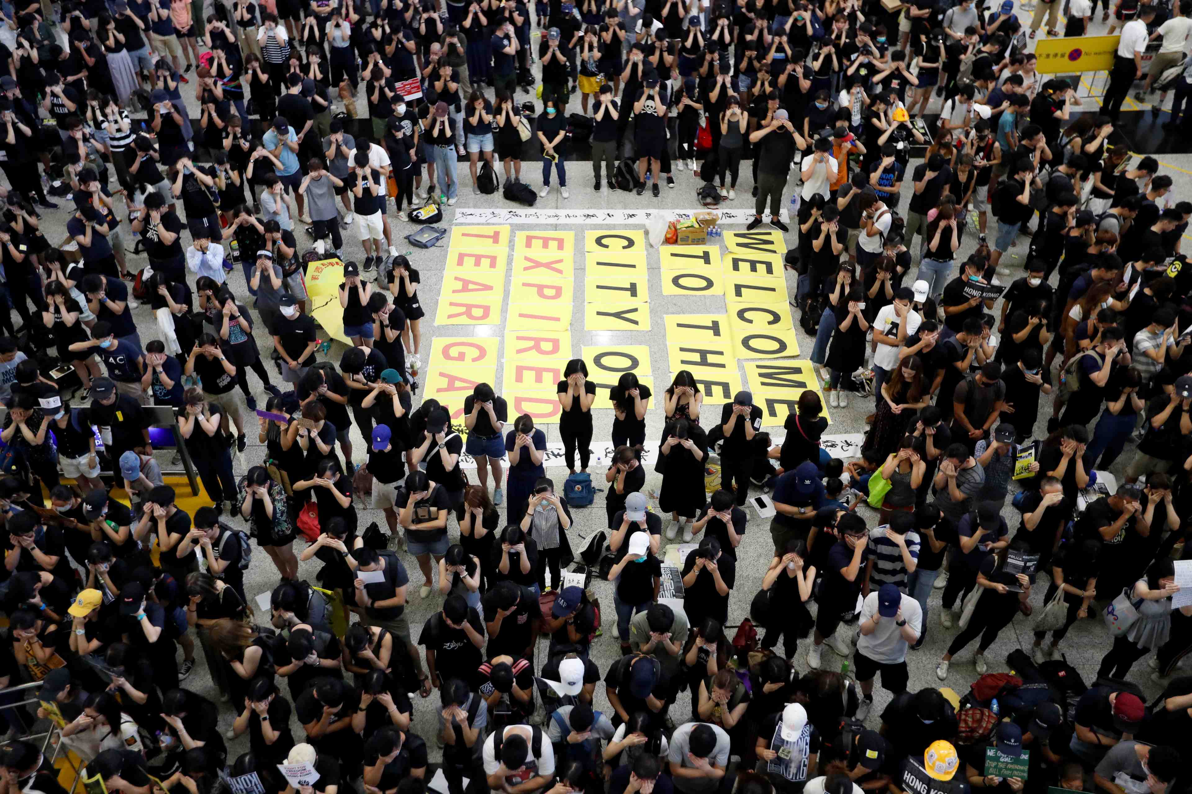 Nouveau weekend de manifestations a hong kong