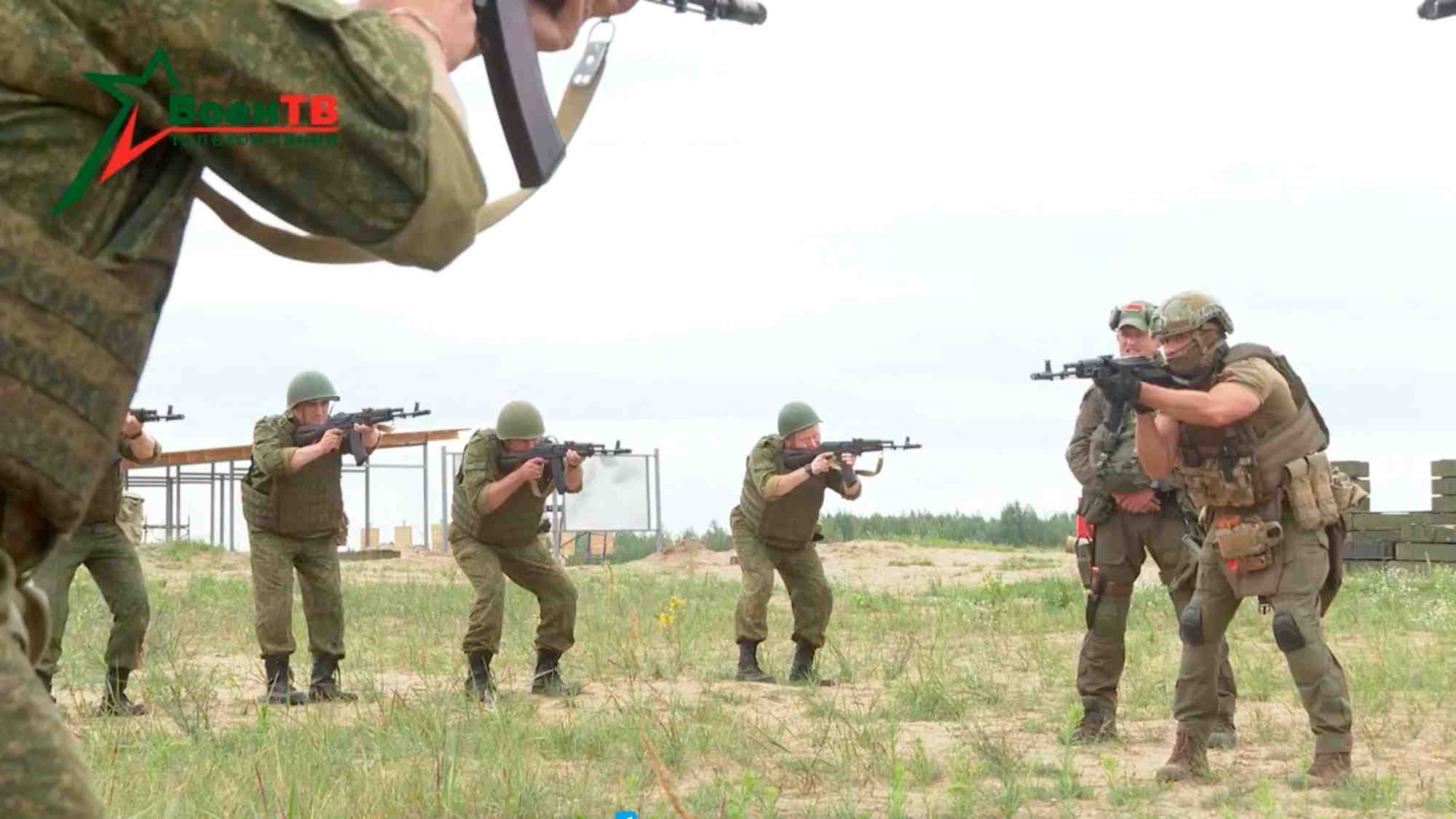 Photo de certains combattants de wagner en bielorrusie