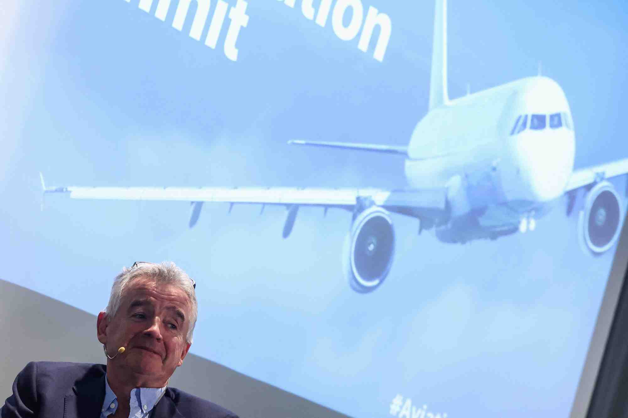 Le directeur general de ryanair, michael o'leary
