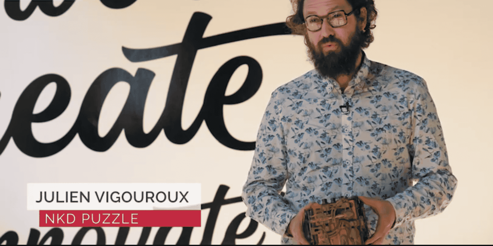 Julien Vigouroux, l'un des trois cofondateurs de NKD Puzzle