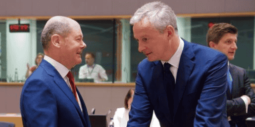 Olaf SCHOLZ Bruno LE MAIRE UE Banque