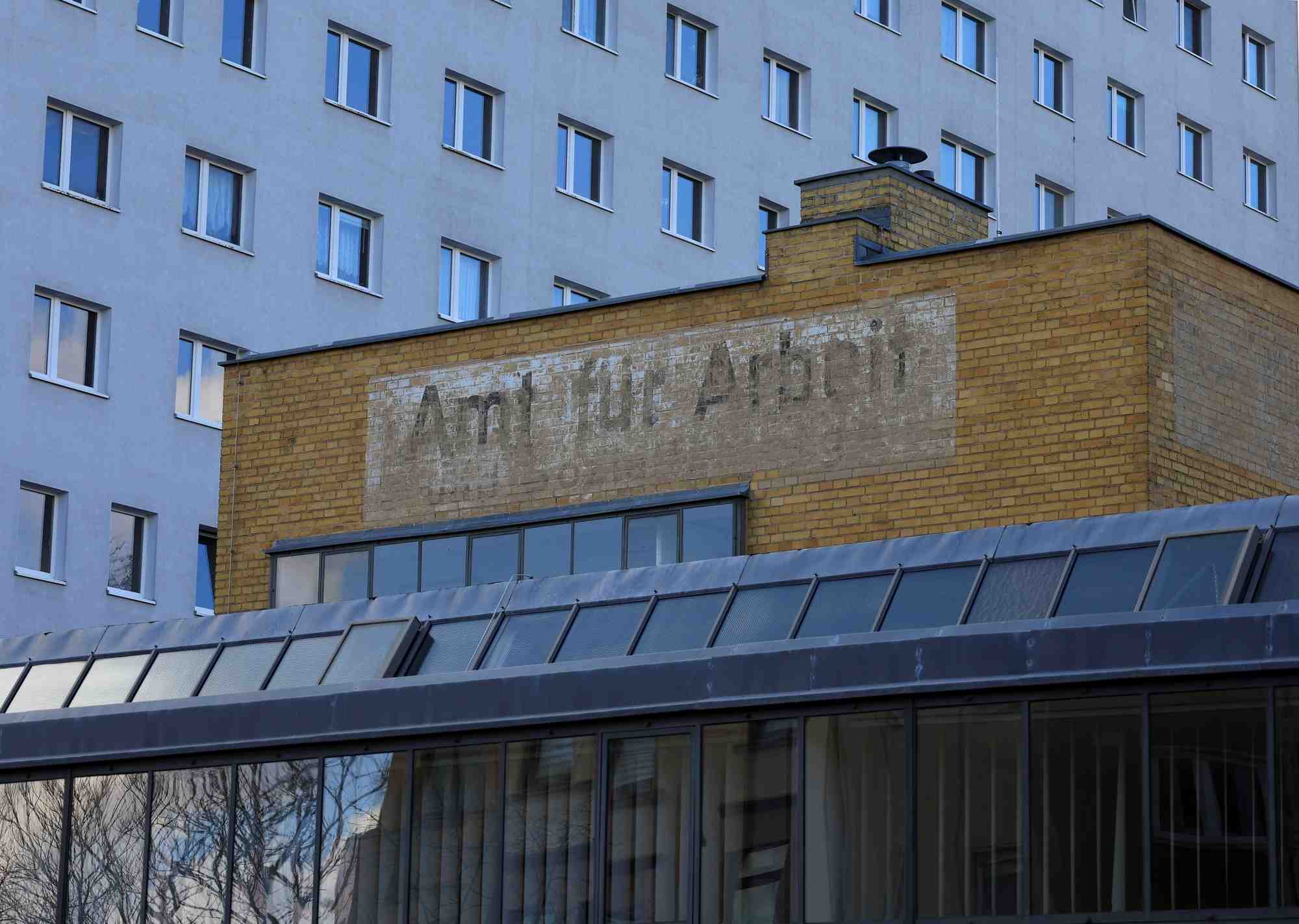 L'office de l'emploi " amt fuer arbeit " est photographie a dessau