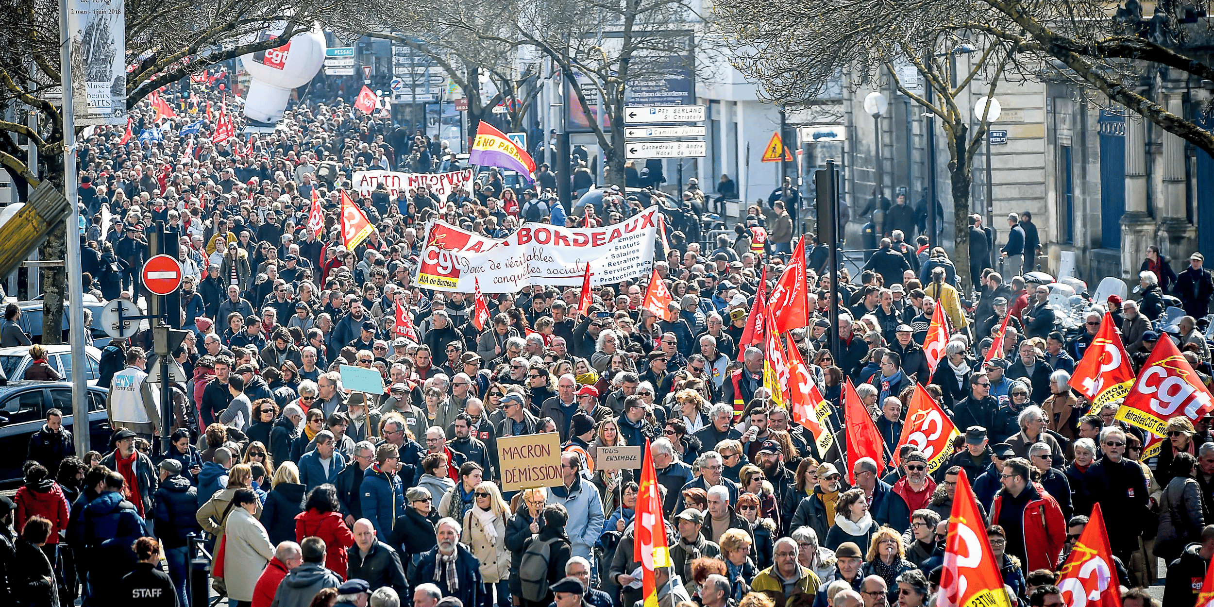 Manifestation fonction publique Bordeaux