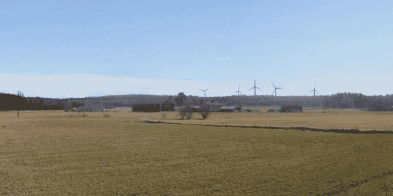 Photomontage du projet de Suolakangas (Valorem, en Finlande)