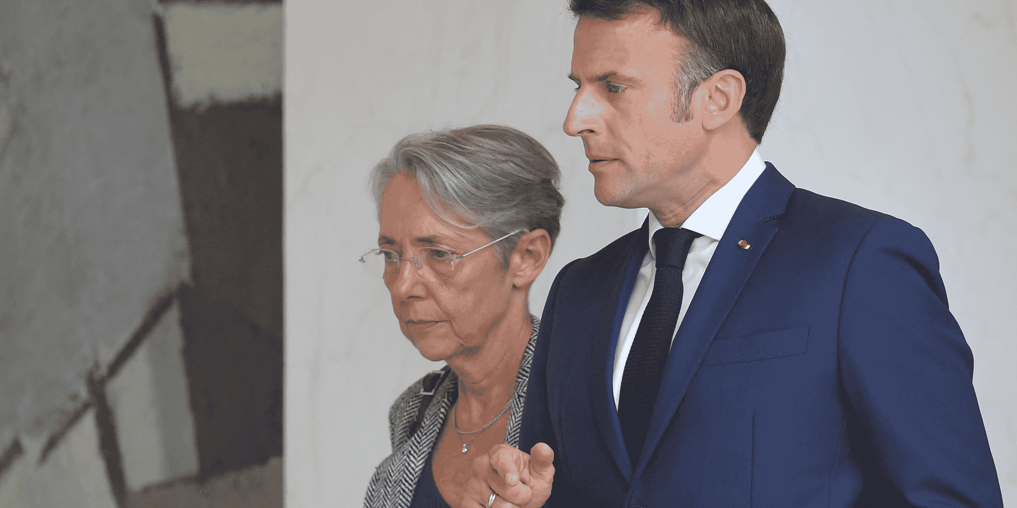 Macron, Borne, premier conseil des ministres, mai 2022.