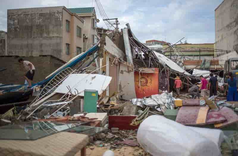 Trente-trois morts dans le typhon Rammasun en Chine