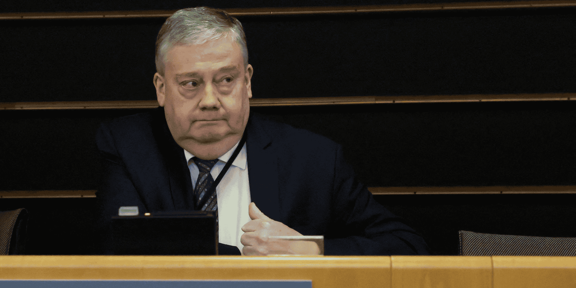 Le depute europeen marc tarabella