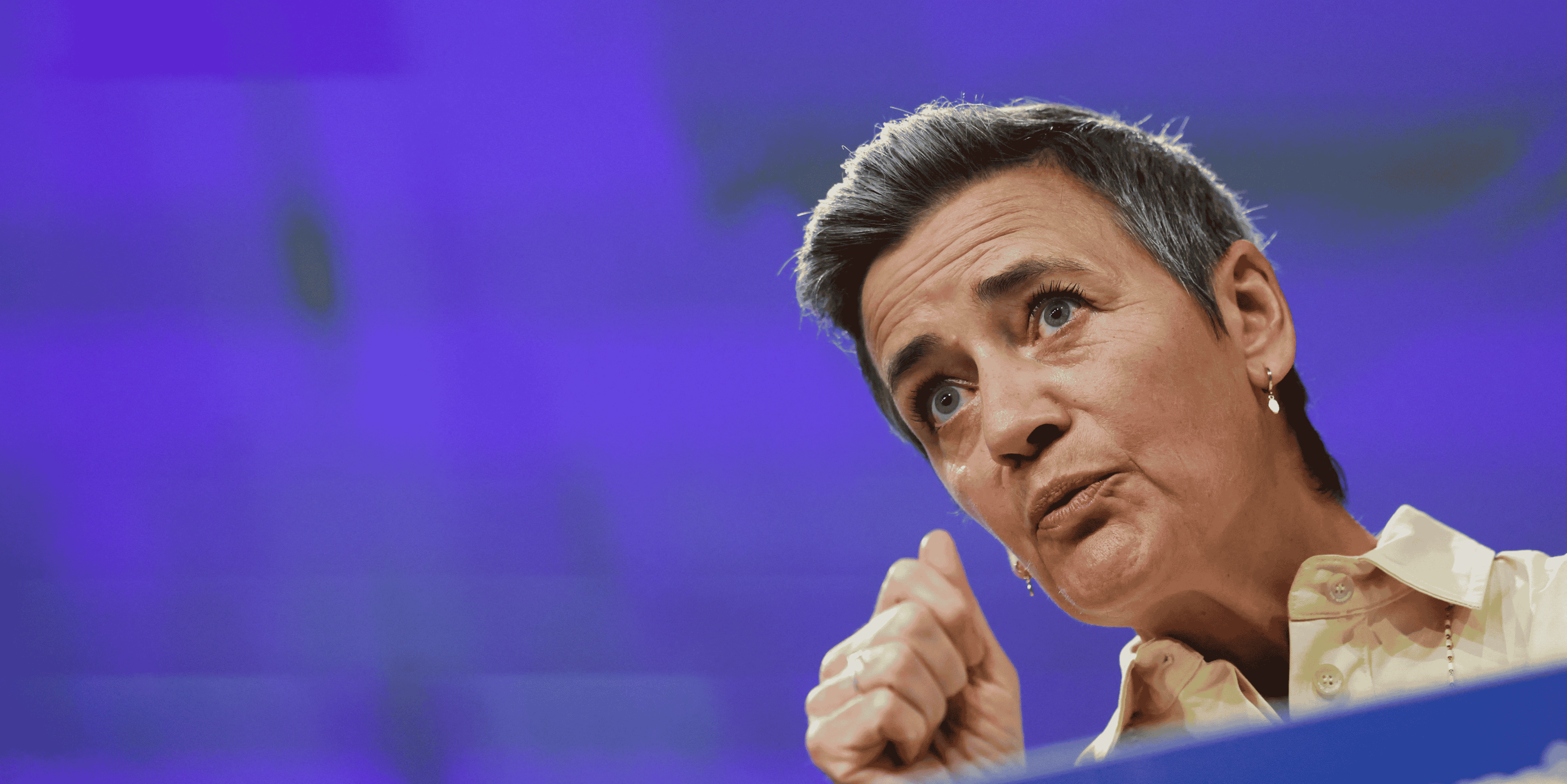 La commissaire europeenne a la concurrence margrethe vestager