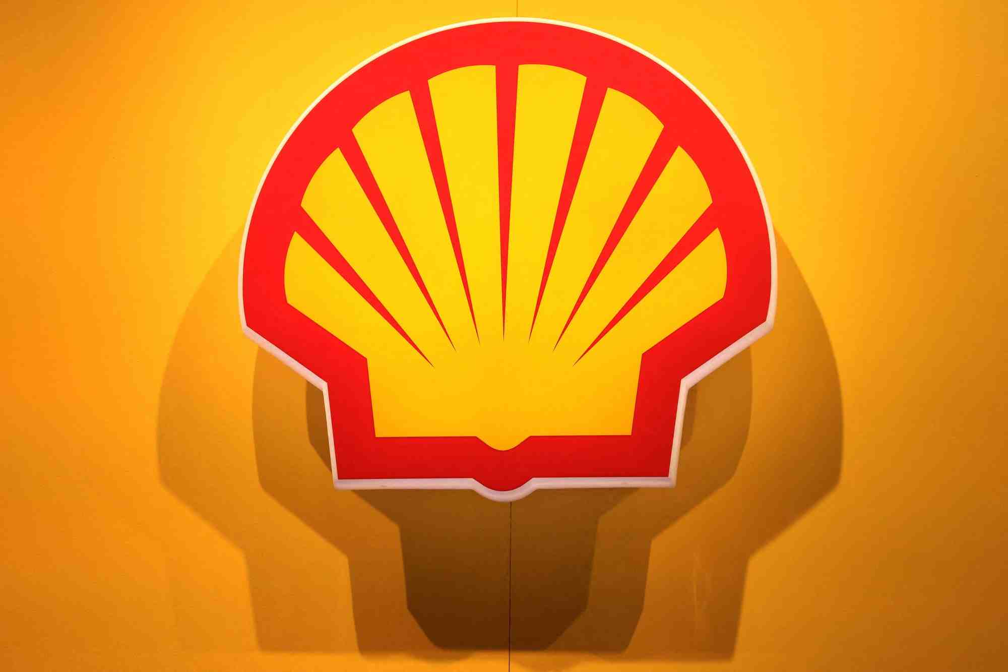 Le logo de la compagnie petroliere et gaziere multinationale britannique shell