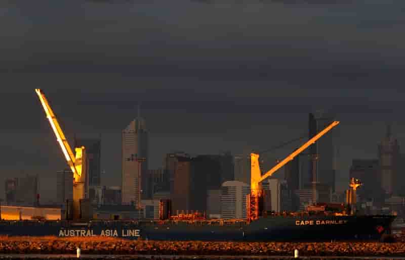 Privatisation du port de melbourne pour 6,7 milliards d'euros