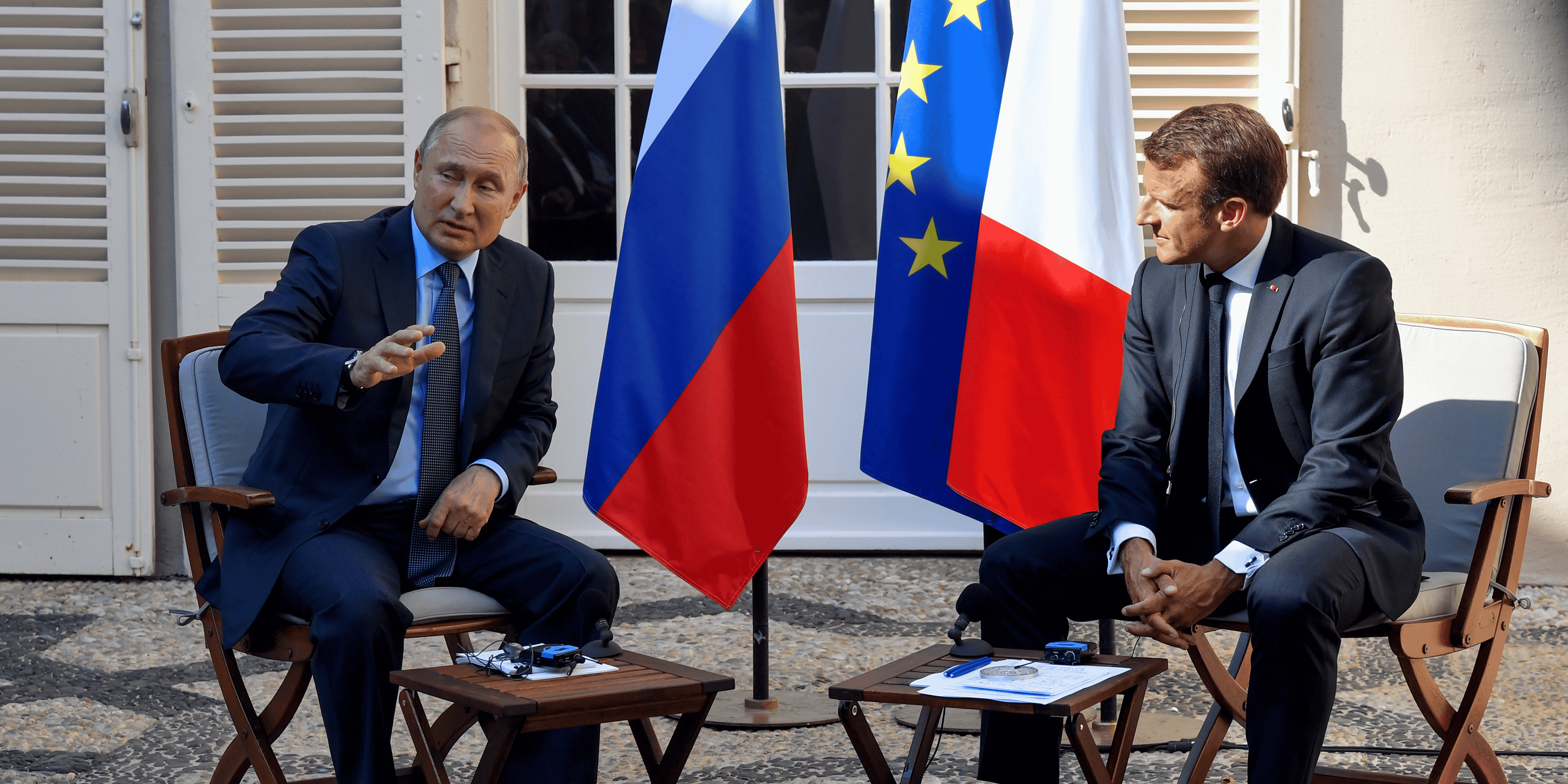 Poutine et macron ont parle de l'ukraine et de la syrie