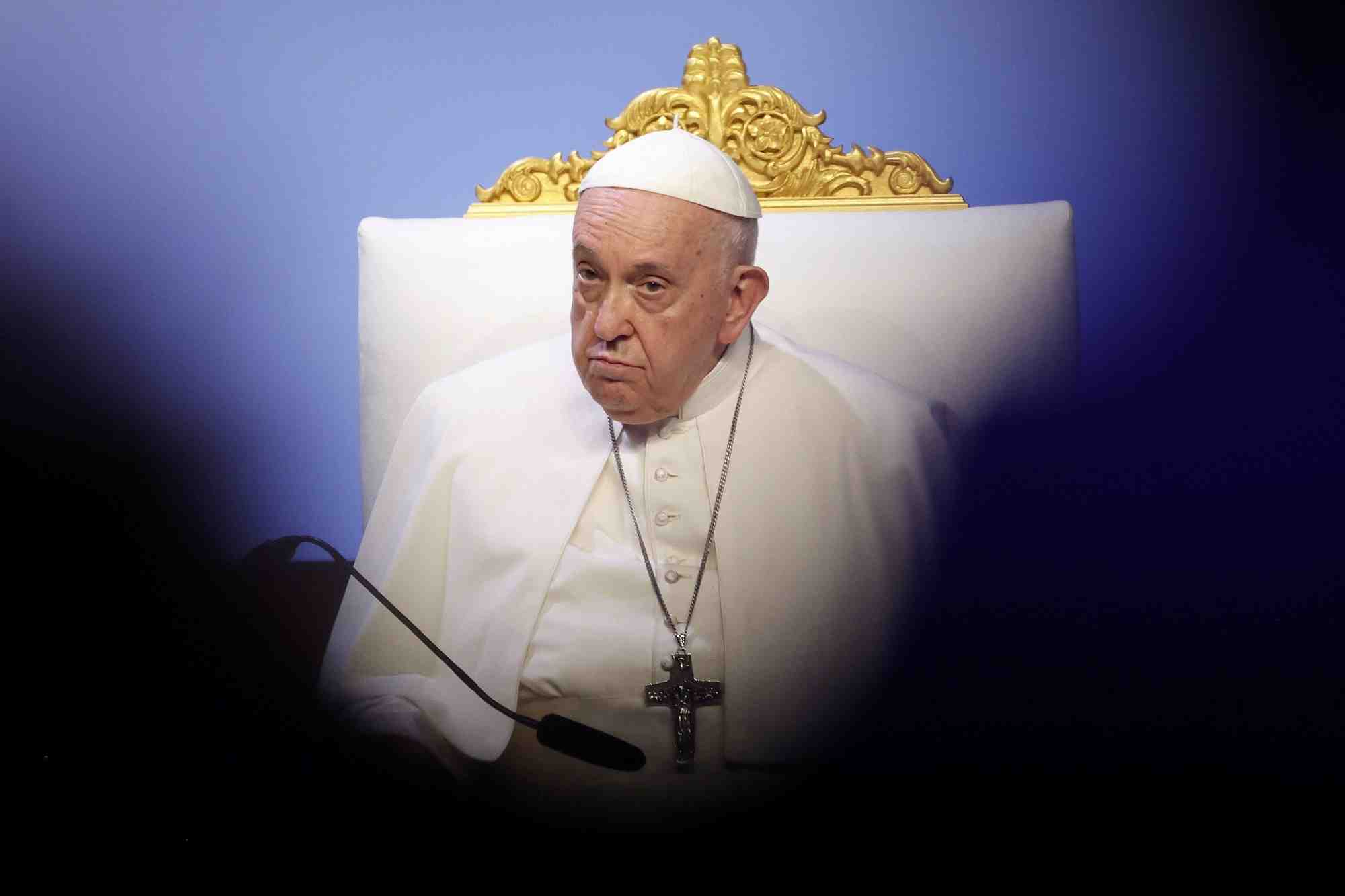 Le pape francois au palais du pharo, marseille