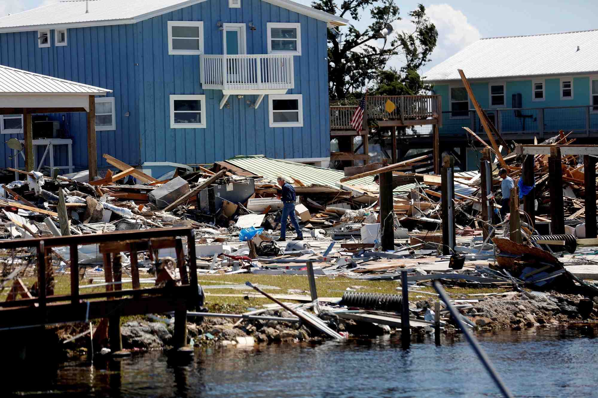 Consequences de l'ouragan helene en floride