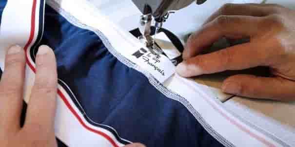 Logo Le Slip français cousu à lusine