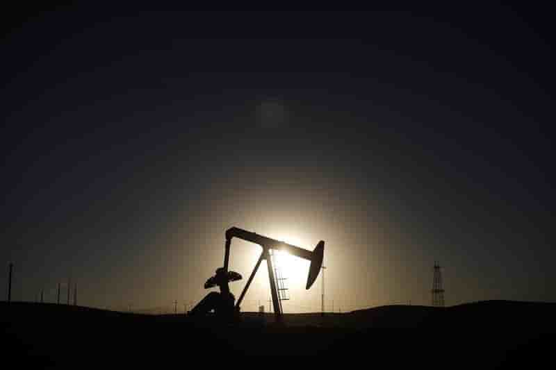 Net recul du cours du petrole a new york