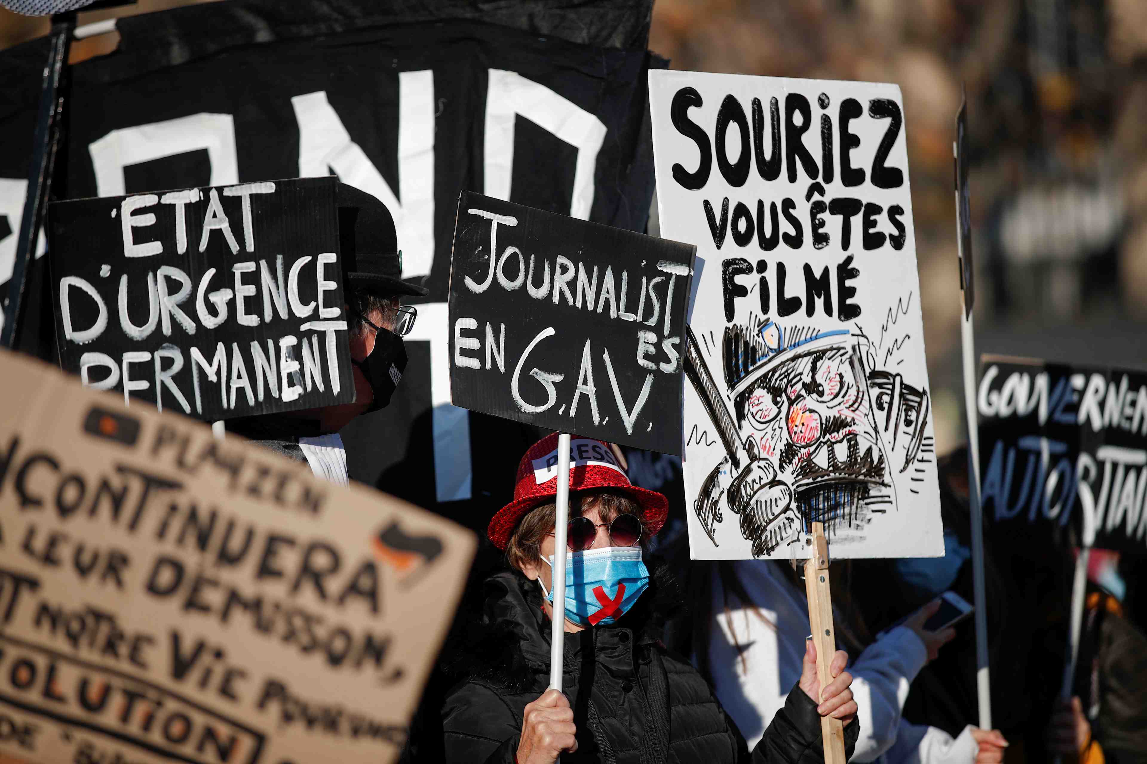 France: manifestation prevue samedi contre le projet de loi "securite globale"