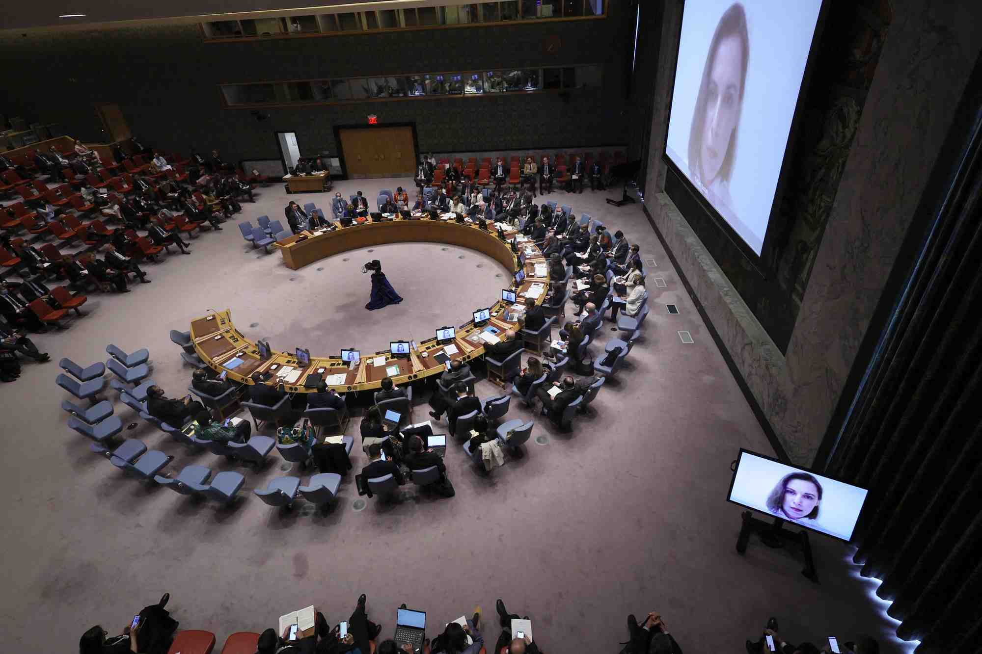 Le conseil de securite de l'onu, dont la russie, exprime son inquietude au sujet de l'ukraine