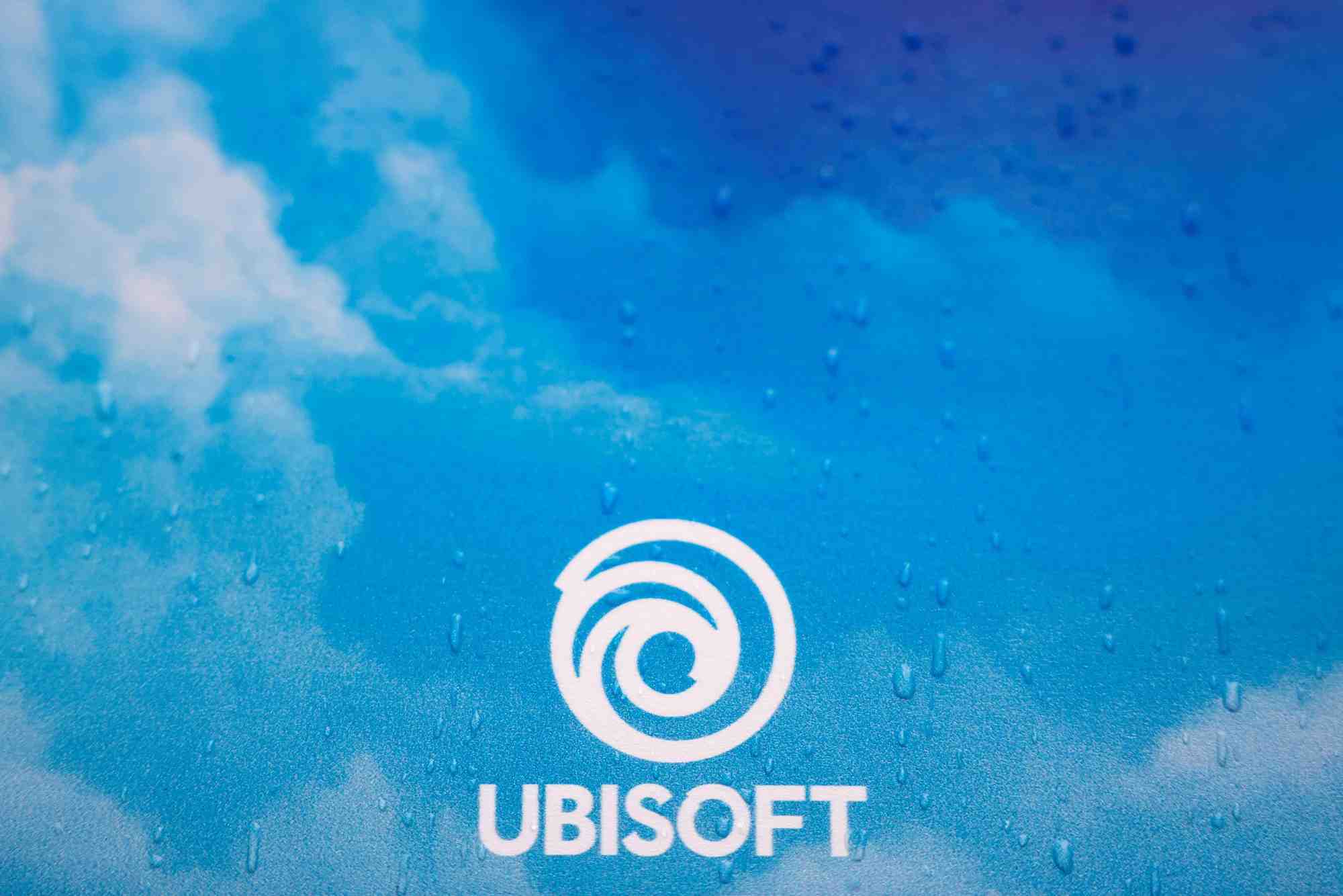 Le fabricant francais de jeux video ubisoft tient sa conference de presse annuelle a saint-mande, pres de paris