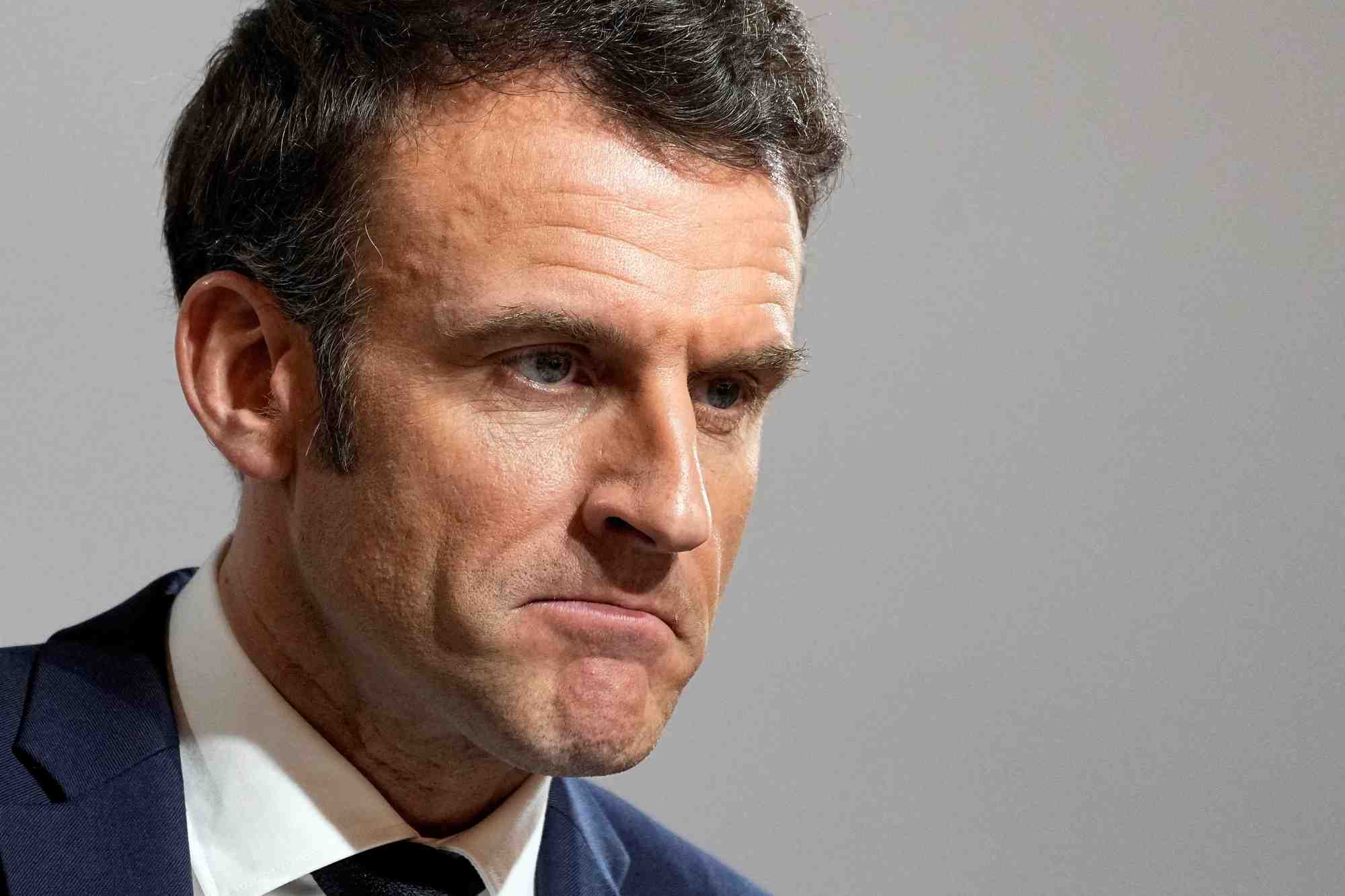 Le president emmanuel macron a paris