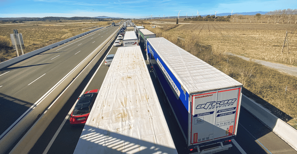 Au total, 603 entreprises de transports de marchandises ont fait l'objet d'une procédure collective au 2e trimestre 2024, soit une hausse de 45% sur un an.
