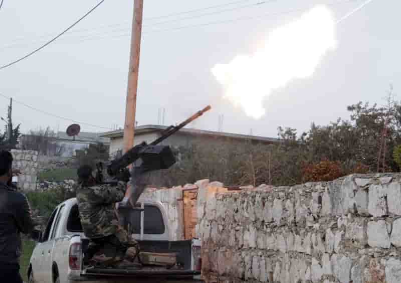 Offensive des combattants islamistes sur idlib en syrie