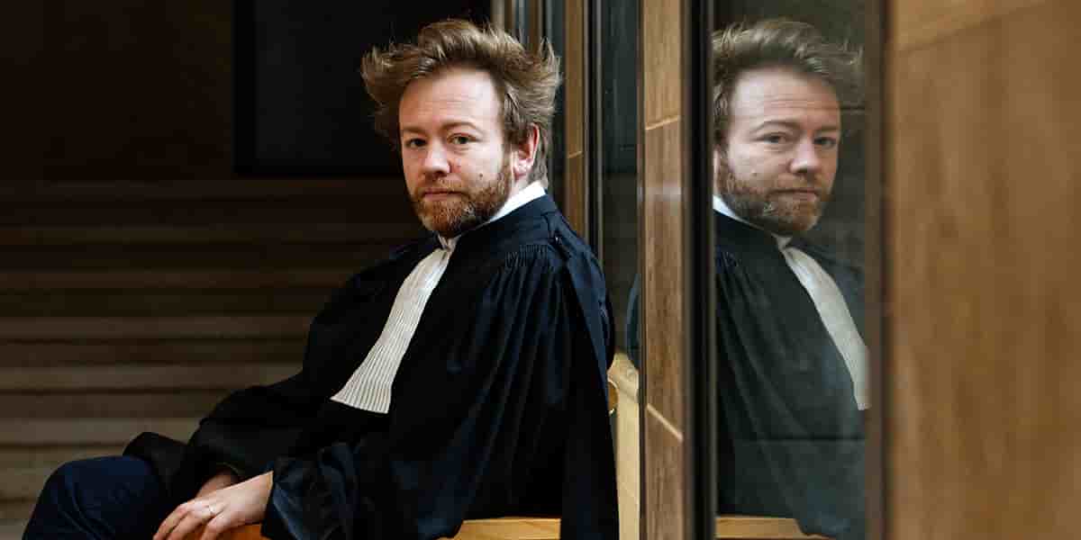 Antoine Vey en 2019 au Palais de Justice d’Aix-en-Provence.
