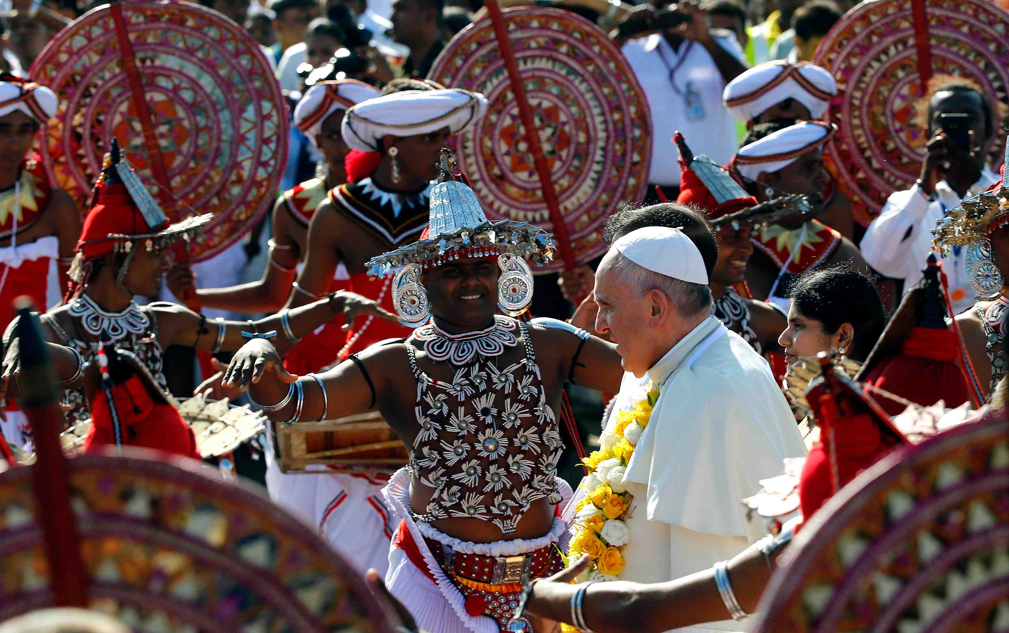 Le pape au sri lanka