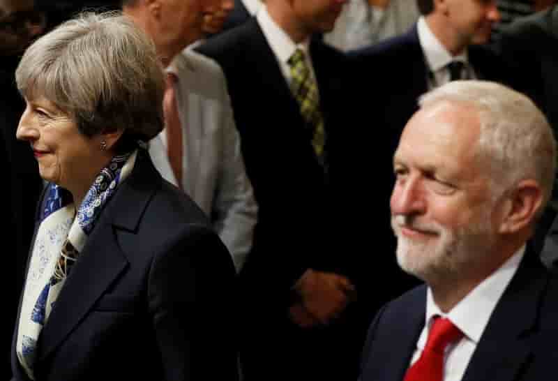 Corbyn prefere a may comme premier ministre