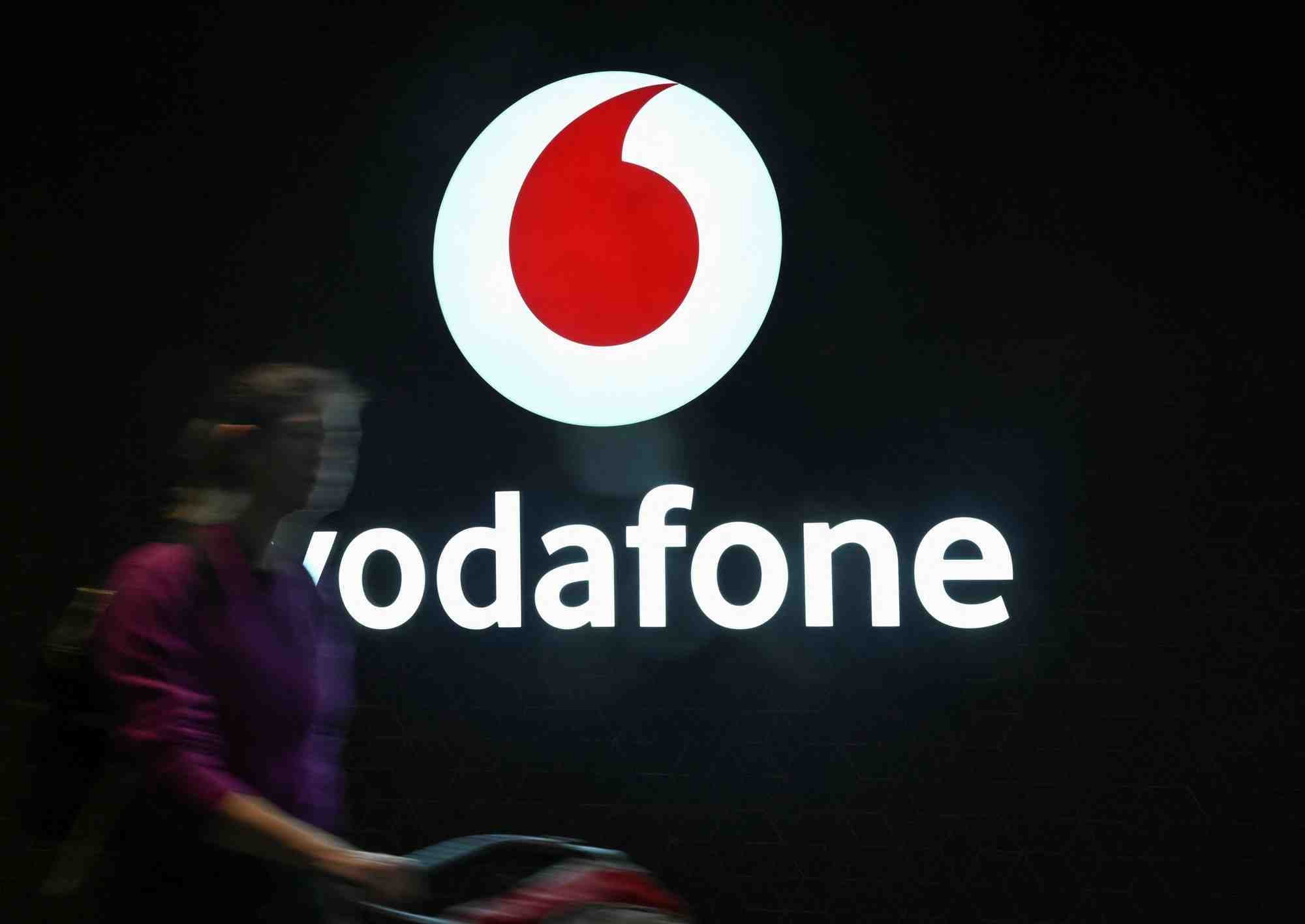 Le logo de vodafone